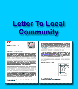Letters to Local Community